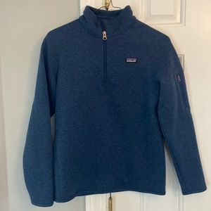 Patagonia better sweater 1/4 zip Girls size 14 (XL)